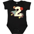 thumbnail image 3 of Inktastic 2nd Birthday Outer space Theme Boys or Girls Baby Bodysuit, 3 of 5