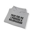 thumbnail image 4 of Belarussian Belarus Wedding Wife Husband Hoodie, Gifts, Hooded Sweatshirt, 4 of 4
