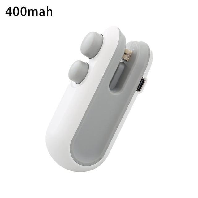 Machine de Scellage de Sacs Chauffants Portable Mini pour Collations Usage Domestique Scelleuse Rechargeable Scelleuse sous Vide Clip de Scellage de Sacs en Plastique