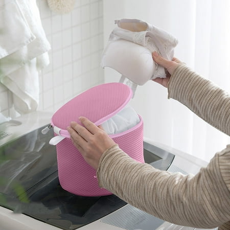 

Cptfadh Sandwich Mesh Thickened Bra Bag Machine Washable Anti-deformation Laundry Bag