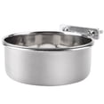 thumbnail image 6 of LYUMO Stainless Steel Birds Feeding Cups Parrot Parakeet Food Water Feeding Bowl with Clamp Holder Bird Cage Accessory, 6 of 8