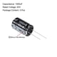 thumbnail image 2 of Uxcell 16x26mm 1000uF 63V 105C Condensadores Electrolíticos de Aluminio de Alta Temperatura 3 Paquete, 2 of 5