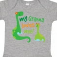 thumbnail image 4 of Inktastic My Granna Loves Me Grandson Boys Baby Bodysuit, 4 of 5