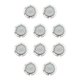 thumbnail image 2 of Inteprter Almohadilla antideslizante estable y que no se cae, evita que el bolso se resbale o se caiga, gancho plegable para monedero, blanco blanco 10Conjunto, 2 of 6
