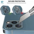 thumbnail image 5 of Deago [2 Pack] For iPhone 12 Pro Max Mini Tempered Glass Camera Lens Screen Protector Cover, 5 of 12