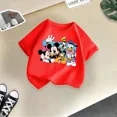 thumbnail image 3 of Camiseta de manga corta de algodón de verano con dibujos animados de Mickey Minnie de Disney para niños, camiseta informal de moda para niños y niñas, camisetas lindas para niños, 3 of 4