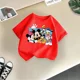 thumbnail image 4 of Camiseta de manga corta de algodón de verano con dibujos animados de Mickey Minnie de Disney para niños, camiseta informal de moda para niños y niñas, camisetas lindas para niños, 4 of 5