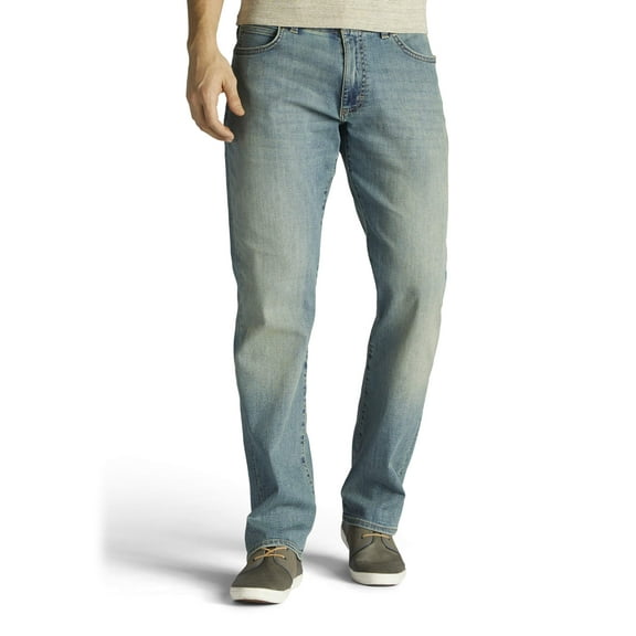 Lee Men’s and Big Men’s Extreme Motion Straight Fit Tapered Leg Jeans