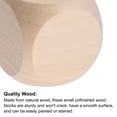 thumbnail image 3 of Wood Blocks for Crafts, 3/4 Inch Unfinished Wooden Cube Wood Block for DIY Craft Projects, 20 Pack, 3 of 6