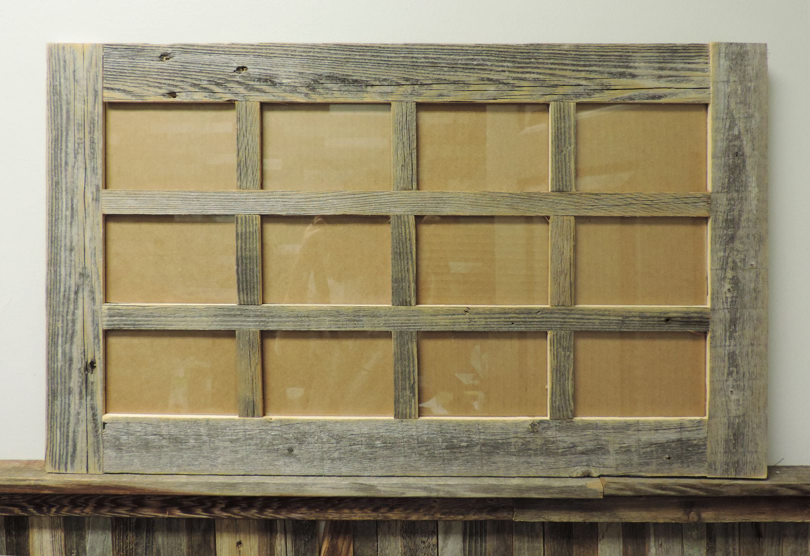 Vintage Rustic Door Window Photo Picture Frame 4x6 Distressed Weathered Wood 