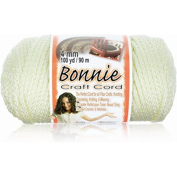 4MM Bonnie Cord 100 Yards Ivory Macrame Cord