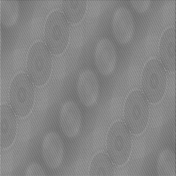 Ahgly Company Indoor Square Patterned Smokey Gray Area Rugs, 7' Square