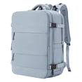 thumbnail image 1 of MKHSQHDG Today's Deals Unisex Large Travel Backpack Carry on for Hiking Sports Compartment Rucksack (6 Styles Color), 1 of 4