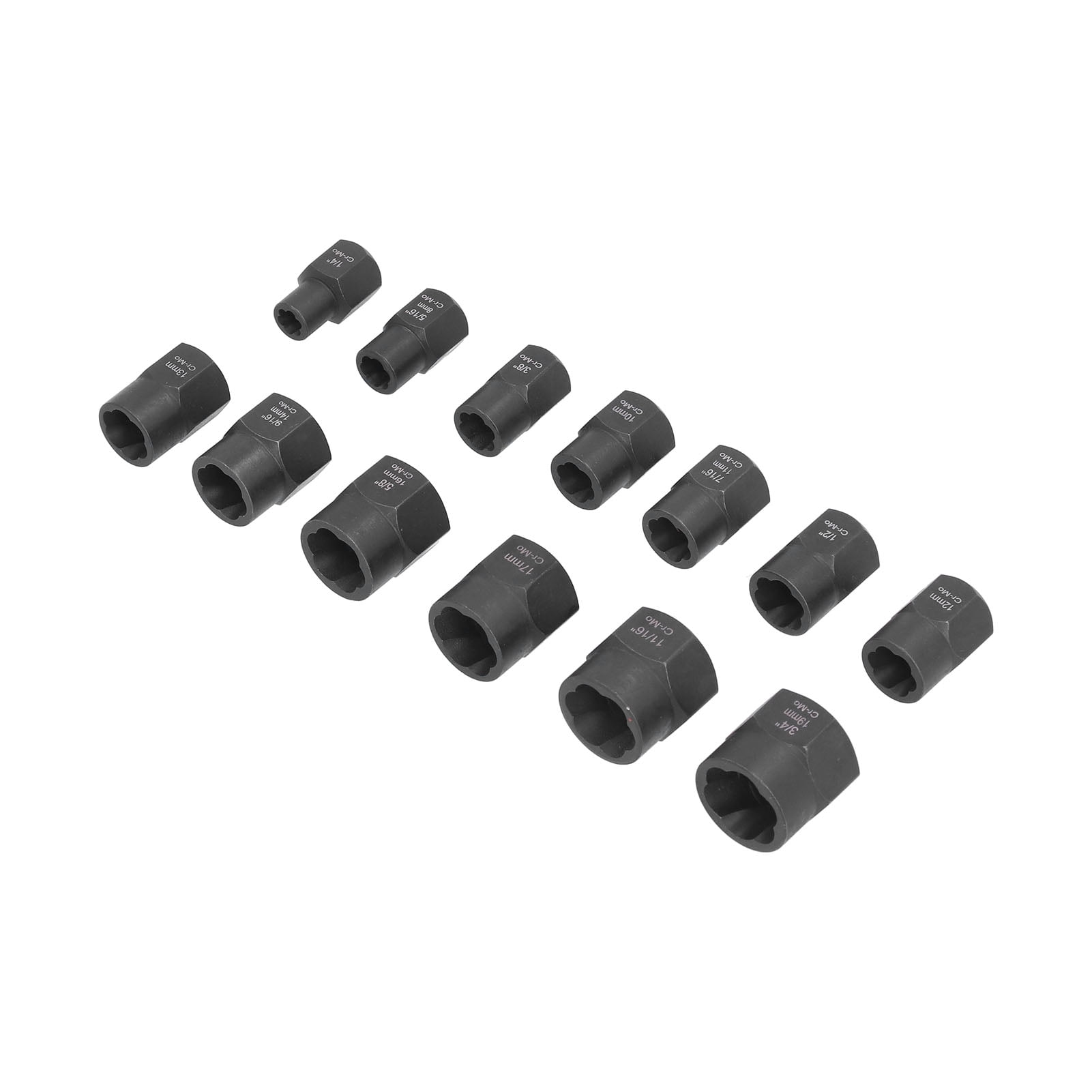 Extraction Socket Set, Easy To Use Impact Resistance Various Size