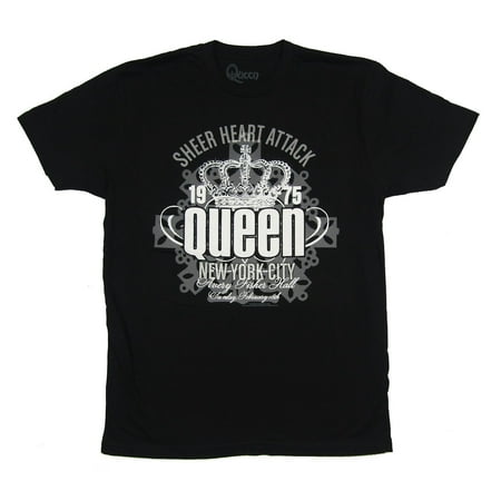 Queen Sheer Heart Attack NYC Black T Shirt Freddie