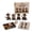Black1, variant on Gytml Handmade Country Style Figurine Beading DIY Kit, Mini Standing Character Ornament Bead Craft Set, Vintage Desk Decor Making Supplies(Black1-1.97Inch)
