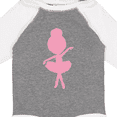 thumbnail image 4 of Inktastic Little Ballerina Girls Long Sleeve Baby Bodysuit, 4 of 5