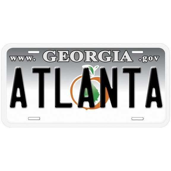 Atlanta GA TAG06 Novelty Car Auto License Plate