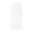 thumbnail image 3 of LWavelet Women Lace Tiered Maxi Skirt High Waist Ruffled Hem Boho Long Skirt White M, 3 of 7