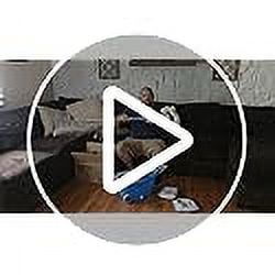 Spin Mop and Bucket with Wringer Set, 3 Washable Microfiber Pads Included for Floor Cleaning, Adjustable Stainless Steel Handle, Easy Moving with Wheels, Blue