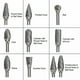 thumbnail image 5 of 10 fresas rotativas de vástago de 3 mm, fresas de acero y metal para herramientas rotativas, broca de pulido de diamante, broca de vástago de carburo de tungsteno de acero al aluminio, Versailles, 5 of 5