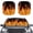 Burning Fire Flame Pattern, variant on XYZCANDO Auto Sun Visor with Hummingbird Floral Pattern, Car Front Windshield Sun Shade for Suvs and Trucks, Fits Most Standard Sizes