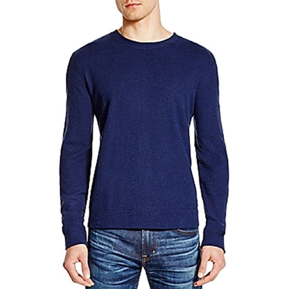 Private Label Jacquard Crewneck Sweatshirt (Navy, XXL)