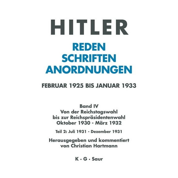 Juli 1931 - Dezember 1931, (Hardcover)