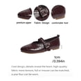 thumbnail image 5 of Miluxas Mary Jane Shoes Women Ballet Flats Round Toe Flat Womens Dressy Shoes Red 9(42), 5 of 7