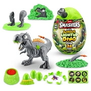 Smashers Mega Jurassic Light up Dino Egg by ZURU T-Rex or Spino Dinosaur Toy for Child 3 Years and up