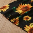 thumbnail image 6 of 2T Baby Girl Clothes Baby Girl Outfits Long Sleeve Round Neckline Sunflower Tops Jeans Pants Set 2-3T Baby Girl Fall Clothes, 6 of 8
