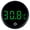 Black, variant on Digital Aquarium Thermometer, Self-Adhesive LCD Fish Tank Water Temperature Monitor Meter for Aquariums, Terrariums, Reptiles, Mini S