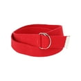 thumbnail image 1 of CTM® Cotton Web Belt with D Ring Buckle, 1 of 2