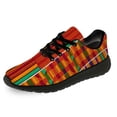 thumbnail image 4 of Uminder Womens Running Shoes Kente Sneakers Black Shoes Size 7, 4 of 5