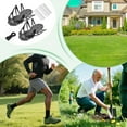 thumbnail image 2 of Zorvai Heavy Duty Polyethylene Lawn Aerating Shoes With Adjustable Straps Spiked Shoes For Secure Traction On Grass Wet Surfaces Gardens, 2 of 8