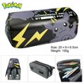 thumbnail image 1 of Estuche de lápices de gran capacidad para niños, suministros Kawaii, bolsa de lápices, regalo de papelería de aprendizaje, Pokemon, Pikachu 20 Fivean unisex, 1 of 2