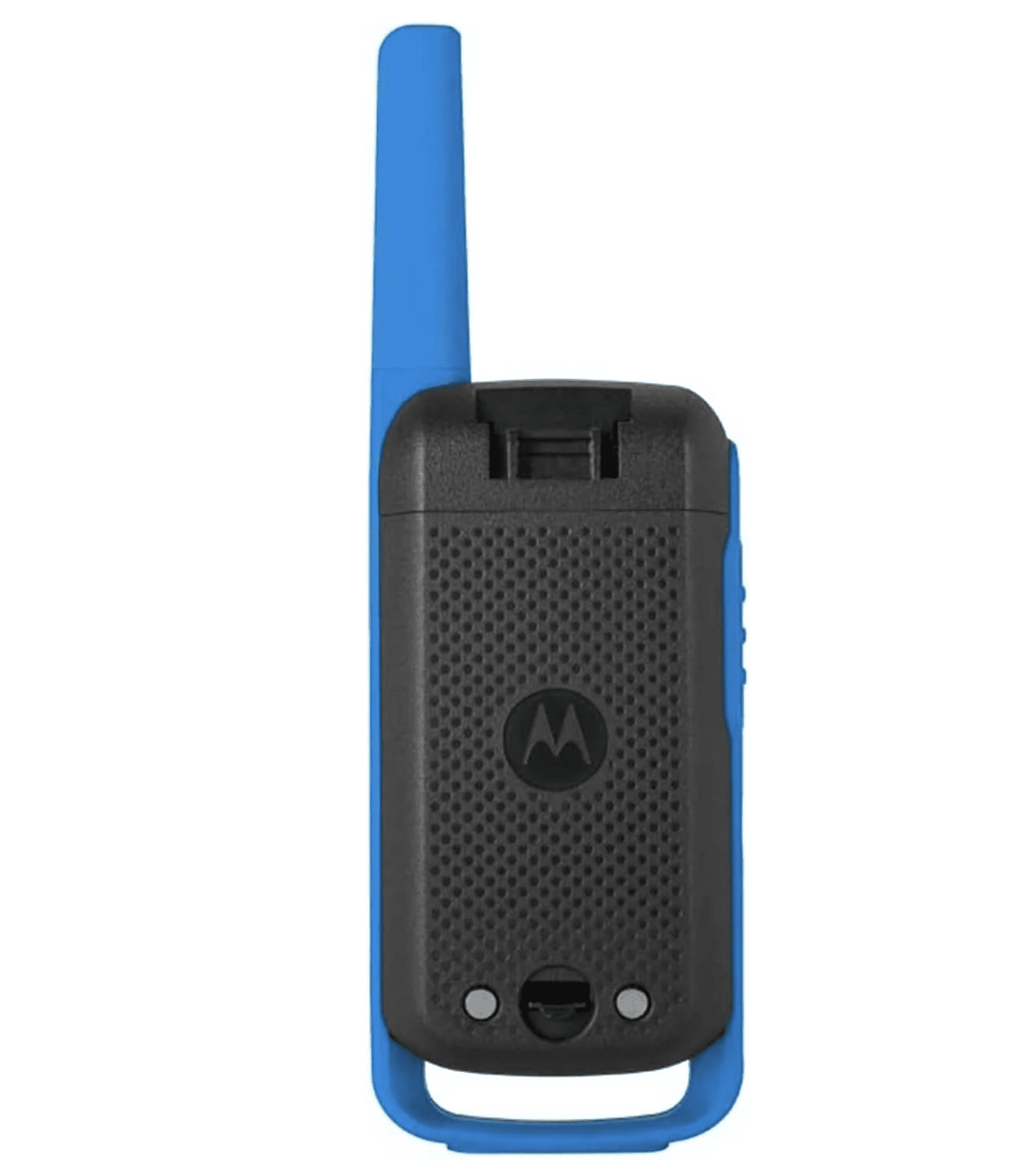 Motorola Solutions Portable FRS Talkabout T270 Two Way Radio 6-Pack Walkie Talkies Blue/Black 22 Channels PTT Earpieces Dual Chargers Rechargeable