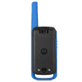 thumbnail image 3 of Motorola Solutions, Portable FRS, Talkabout T270 Two Way Radio, 2-Pack Walkie Talkies Blue/Black 22 Channels 4 PTT Earpieces Dual Charger, 3 of 4