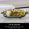 thumbnail image 3 of Ninja 2.5-Qt CleanCrisp Glassware Container, Compatible with Ninja Crispi Portable Cooking System, Microwave, Freezer and Dishwasher Safe, Glass Cooking Surface, Storage Lid, 3 of 3