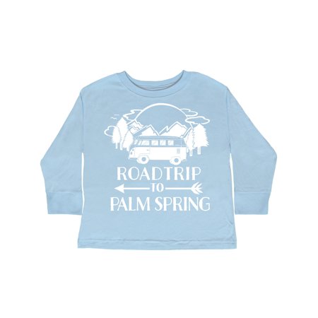 

Inktastic Road Trip To Palm Spring Gift Toddler Boy or Toddler Girl Long Sleeve T-Shirt