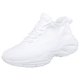 thumbnail image 1 of HBFAGFB Espadrilles pour Femmes Simples Confort à Lacets Espadrilles Course Jogging Chaussures pour Femmes Blanc Taille 39, 1 of 9
