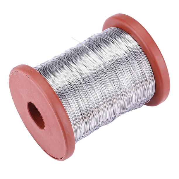 1 rollo de alambre de acero inoxidable/hierro de 500 g para marcos de colmena (alambre de acero inoxidable)