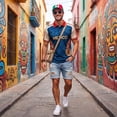 thumbnail image 5 of 2026 New Mexico Soccer Jersey Men, Mexican Jersey Soccer T-Shirt, Jersey De Mexico Polo Collar Short Sleeve Football Shirt, Athletic Training Uniform for Adult, 5 of 5