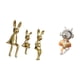 thumbnail image 5 of Estatua de , figura decorativa, estatua sentada, adorno de resina y cerámica, miniatura de , ideal para oficinas, salas de estar, do, 5 of 8