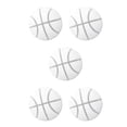 thumbnail image 2 of stanreset 4pcs Mute Door Rear Wall Crash Waterproof Anti -Collision Pad Basketball Style 5cm white 5Set, 2 of 6