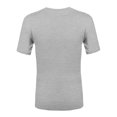 thumbnail image 2 of FashionOutfit Men's Basic Solid Short Sleeve V-neck Pre-shrunk Cotton T-shirt S-3XL, 2 of 3