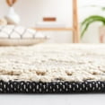 thumbnail image 5 of SAFAVIEH Natural Fiber Amadine Geometric Area Rug, Blush/Black, 8' x 10', 5 of 9