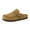 Camel, variant on Cushionaire Canoe Genuine Suede Clogs for Women Footwear with Moc Toe Design – Casual Slip On Womens Shoes