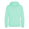thumbnail image 2 of AWDis - Sudadera con capucha y cuello cruzado para hombre (Menta), 2 of 2
