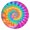 Colorful Tie Dye-2, variant on Colorful Tie Dye Wave Pattern Round Fitted Tablecloth with Elastic Edge,Dining Table Cover Waterproof,Outdoor Round Tablecloth for Camping,Dining,Indoor and Outdoor